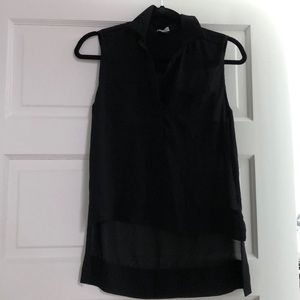 Black sheer tank